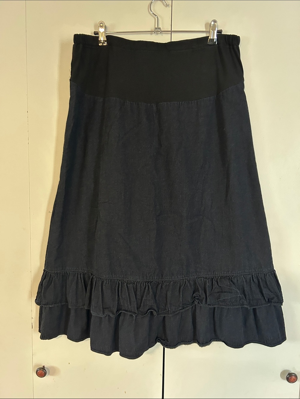 XL New Creation Maternity cotton skirt